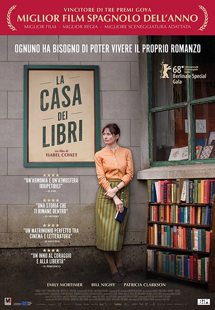 Rassegna Film&Film (prezzo ridotto in abbonamento a 4 euro):  La casa dei libri 