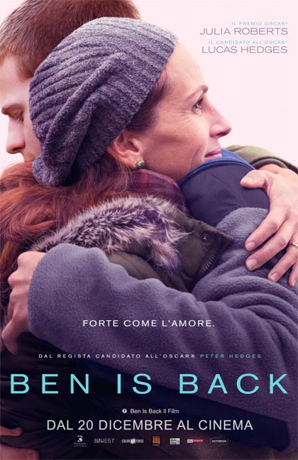 Rassegna Film&Film (prezzo ridotto in abbonamento a 4 euro): Ben is Back ( Premio Speciale della Giuria alla Festa del Cinema di Roma 2018) 